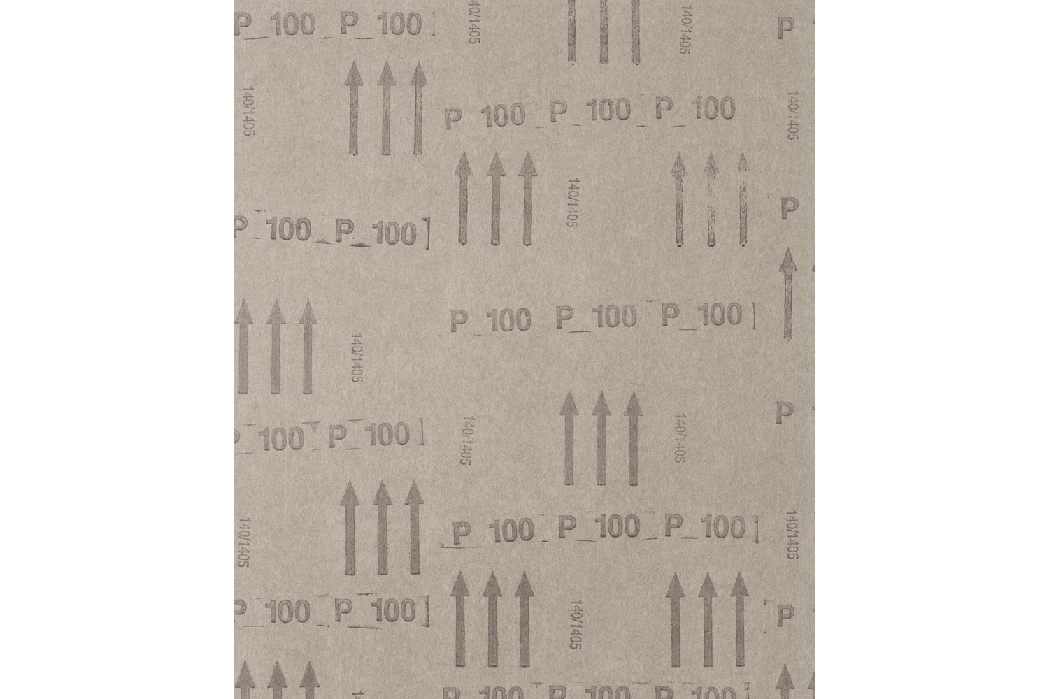 Papel pliego de lija de corindón 230x280 mm BP A100 universal para madera, color y pintura