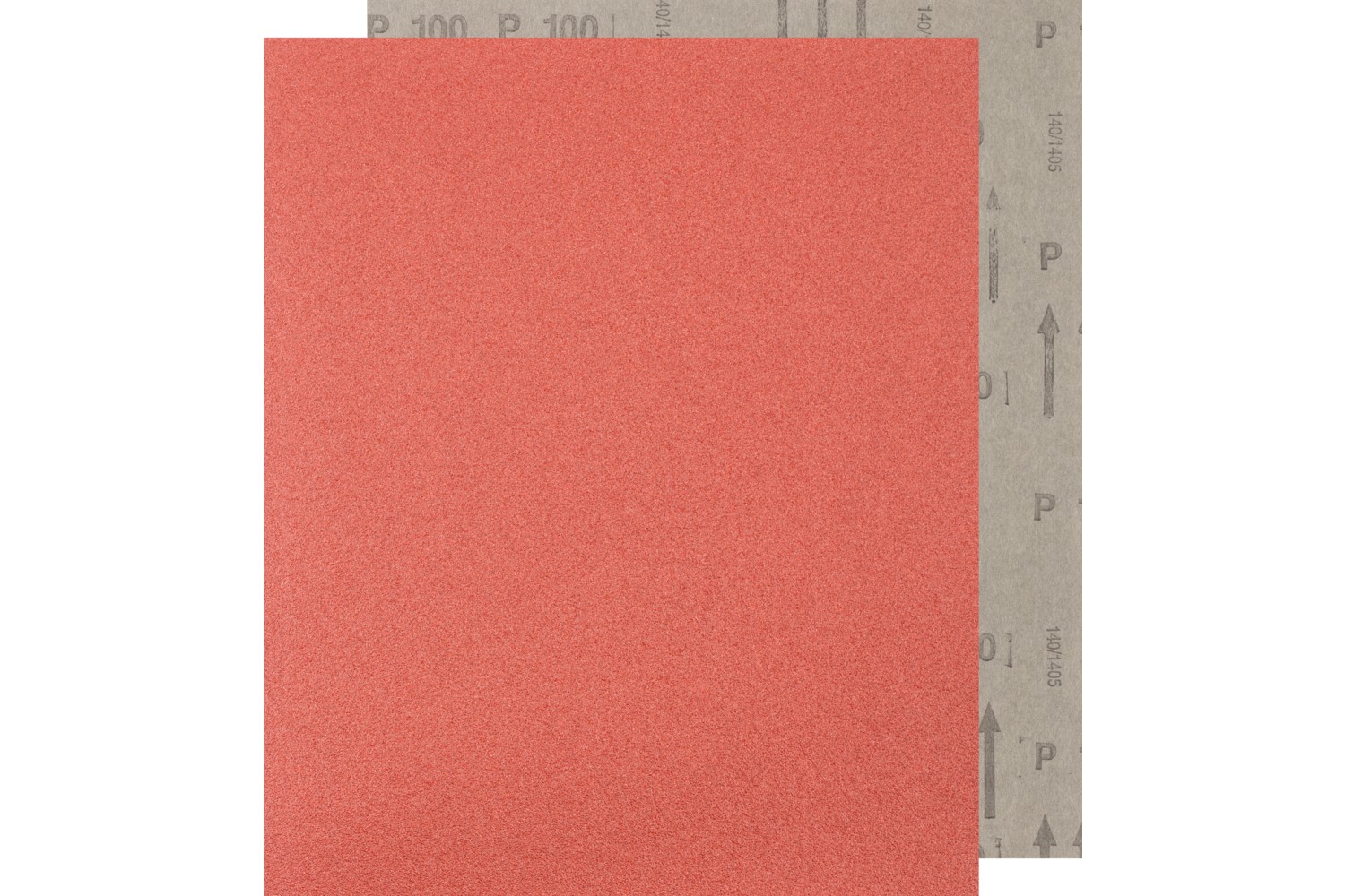 Papel pliego de lija de corindón 230x280 mm BP A100 universal para madera, color y pintura