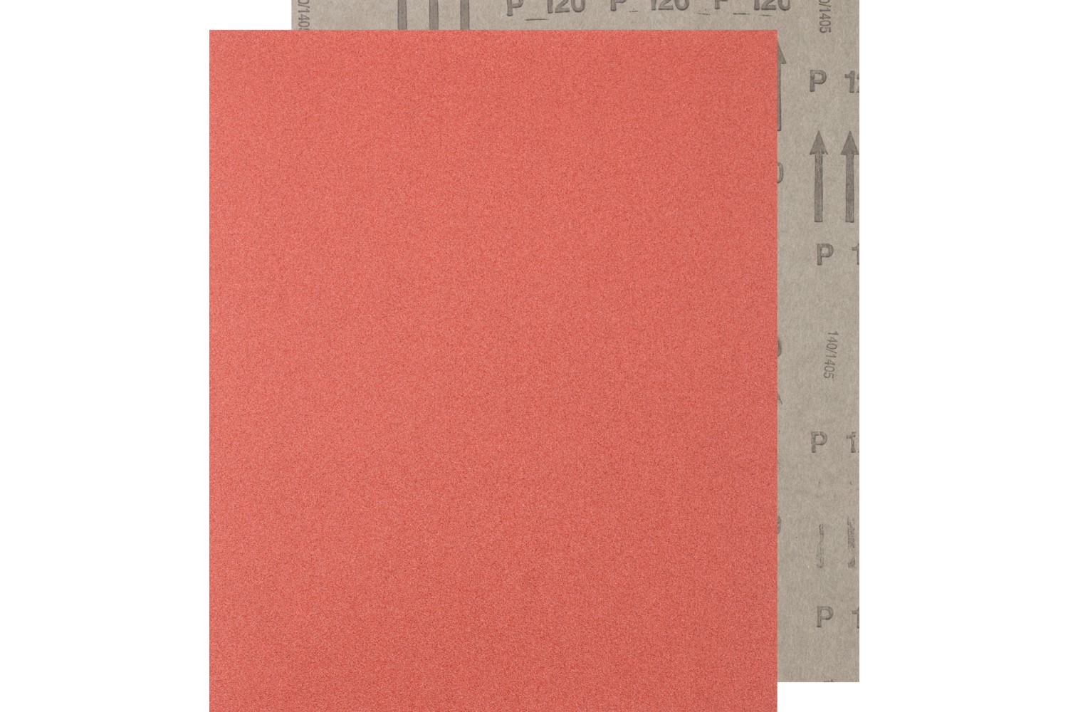 Papel pliego de lija de corindón 230x280 mm BP A120 universal para madera, color y pintura