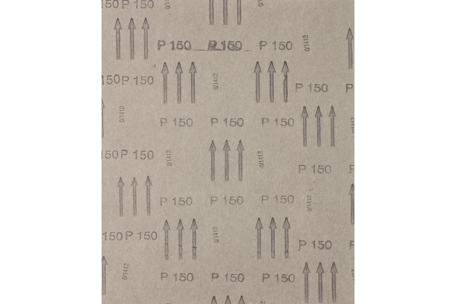 Papel pliego de lija de corindón 230x280 mm BP A150 universal para madera, color y pintura