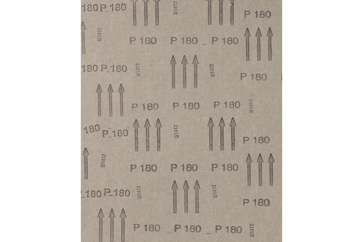 Papel pliego de lija de corindón 230x280 mm BP A180 universal para madera, color y pintura