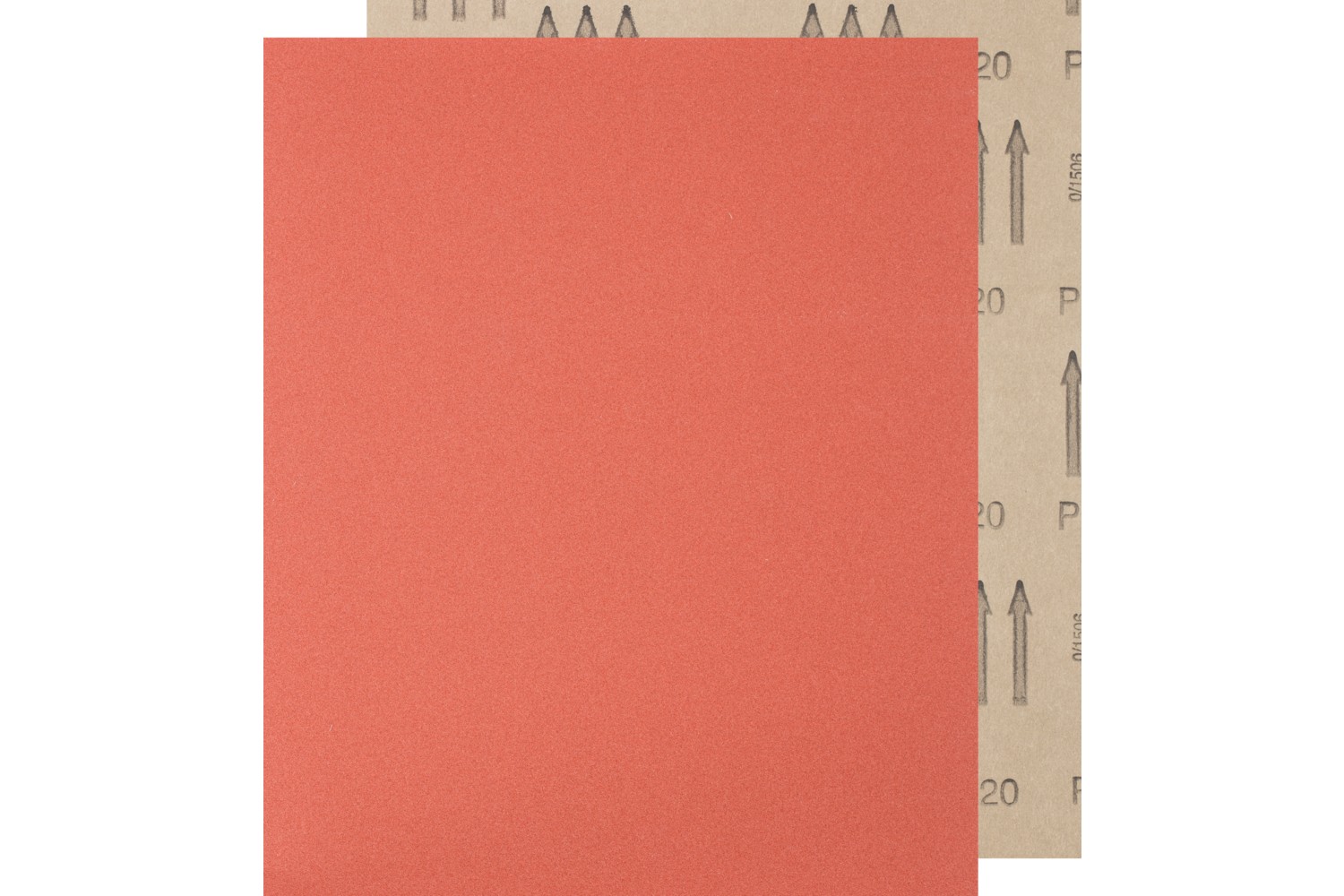 Papel pliego de lija de corindón 230x280 mm BP A220 universal para madera, color y pintura