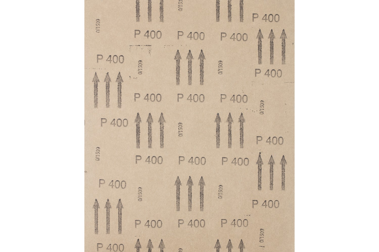 Papel pliego de lija de corindón 230x280 mm BP A400 universal para madera, color y pintura