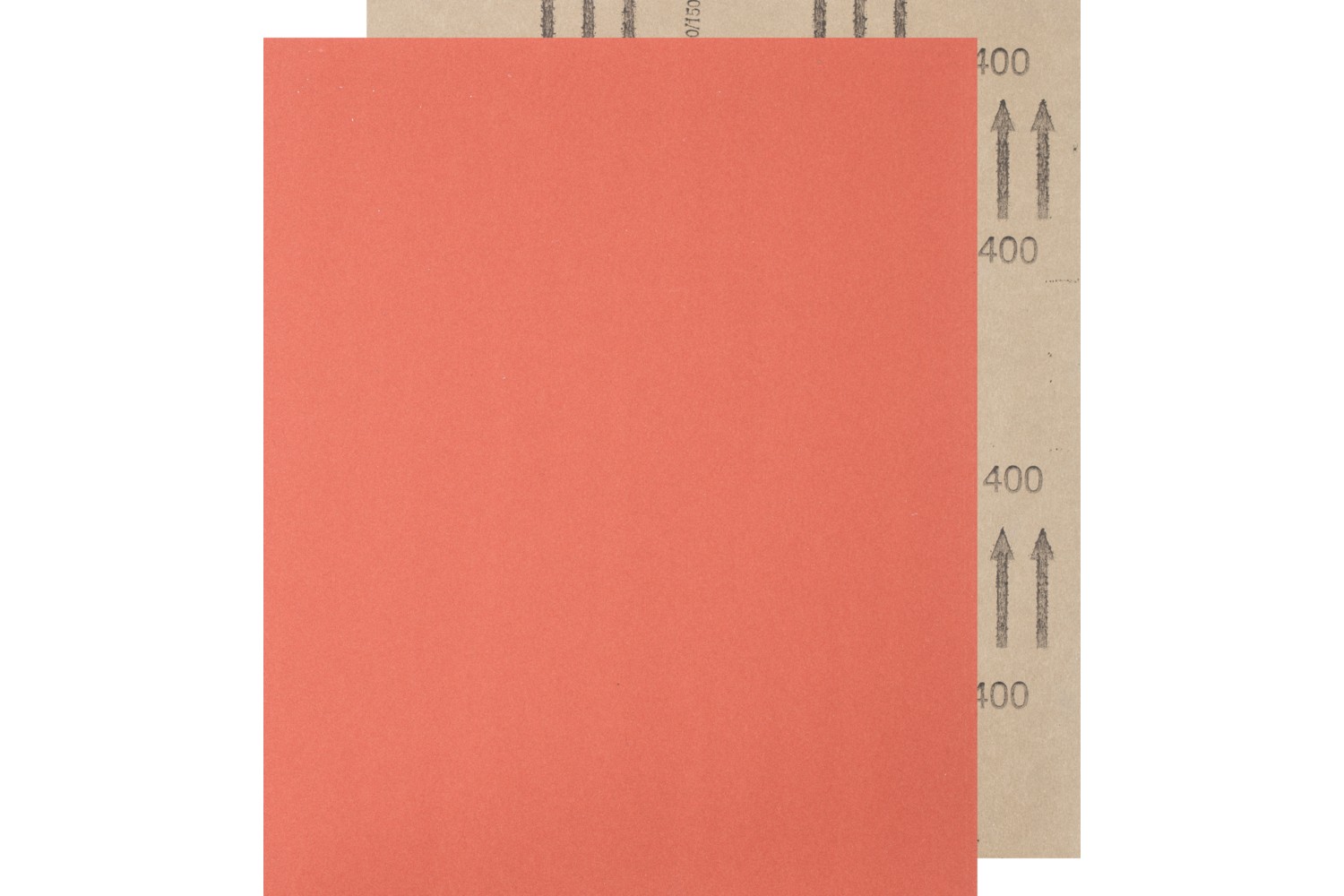 Papel pliego de lija de corindón 230x280 mm BP A400 universal para madera, color y pintura