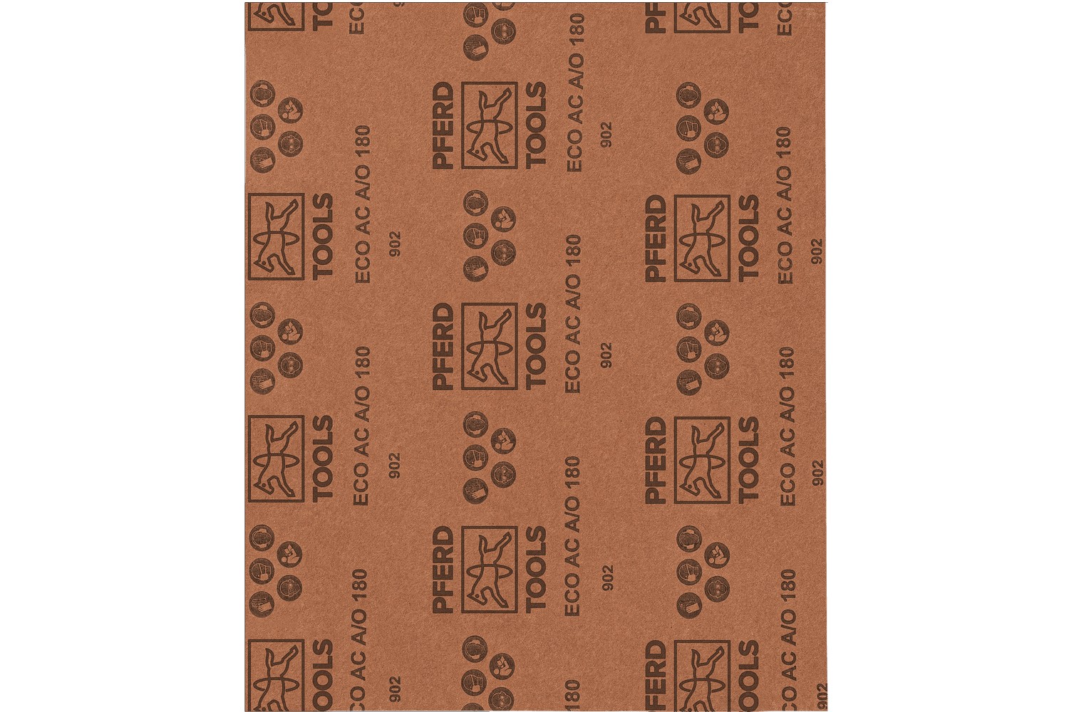 Pliego de lija de papel universal, corindón, 230x280 mm BP ECO AC A180, con recubrimiento antiadherente