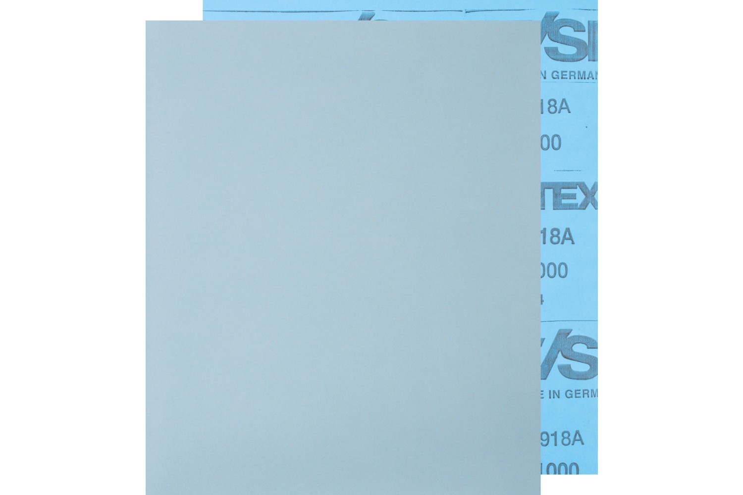 Papel pliego de lija resistente al agua 230x280 mm BP W SiC1000 para trabajos de repaso de pintura