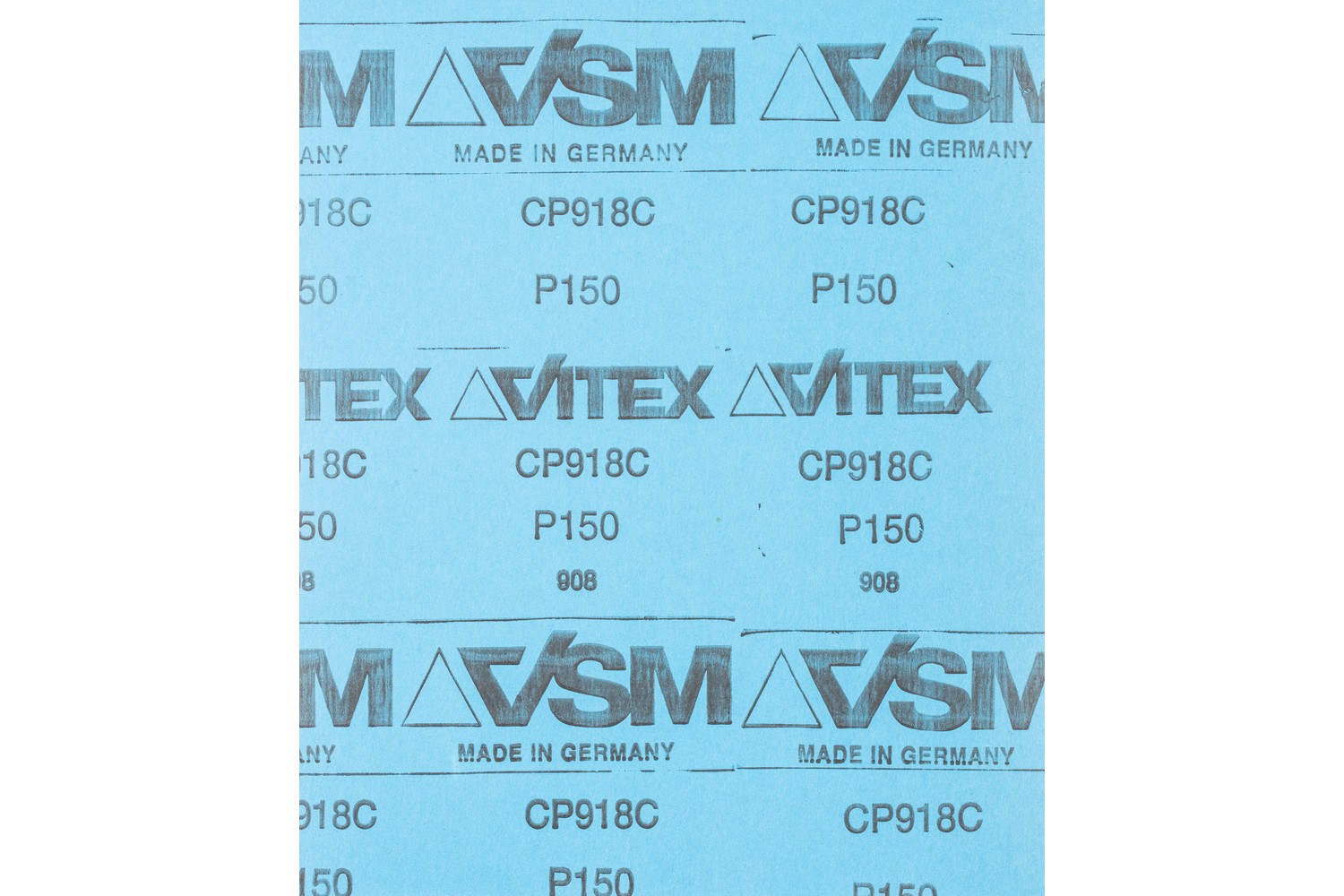 Papel pliego de lija resistente al agua 230x280 mm BP W SiC150 para trabajos de repaso de pintura