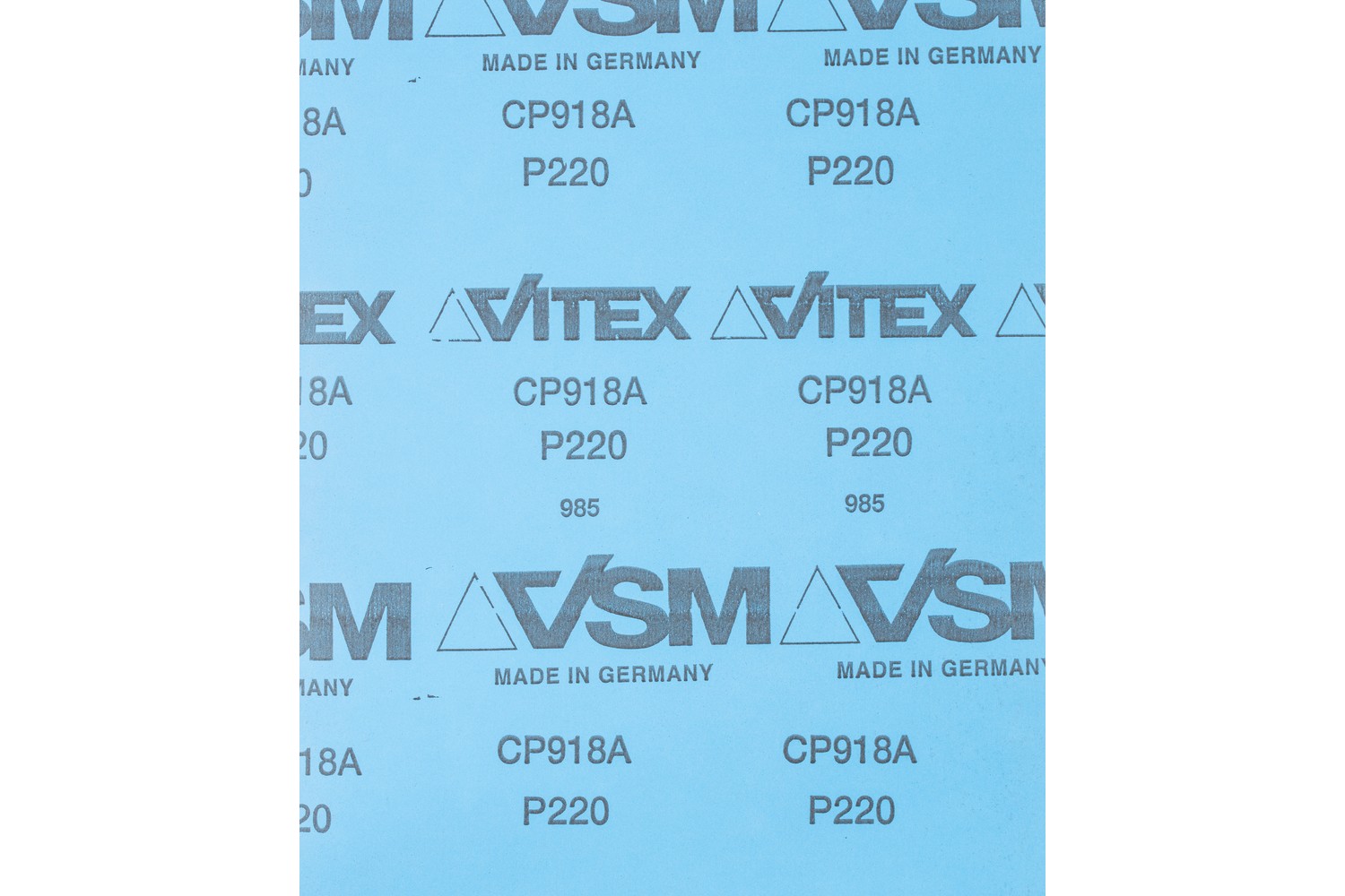 Papel pliego de lija resistente al agua 230x280 mm BP W SiC220 para trabajos de repaso de pintura