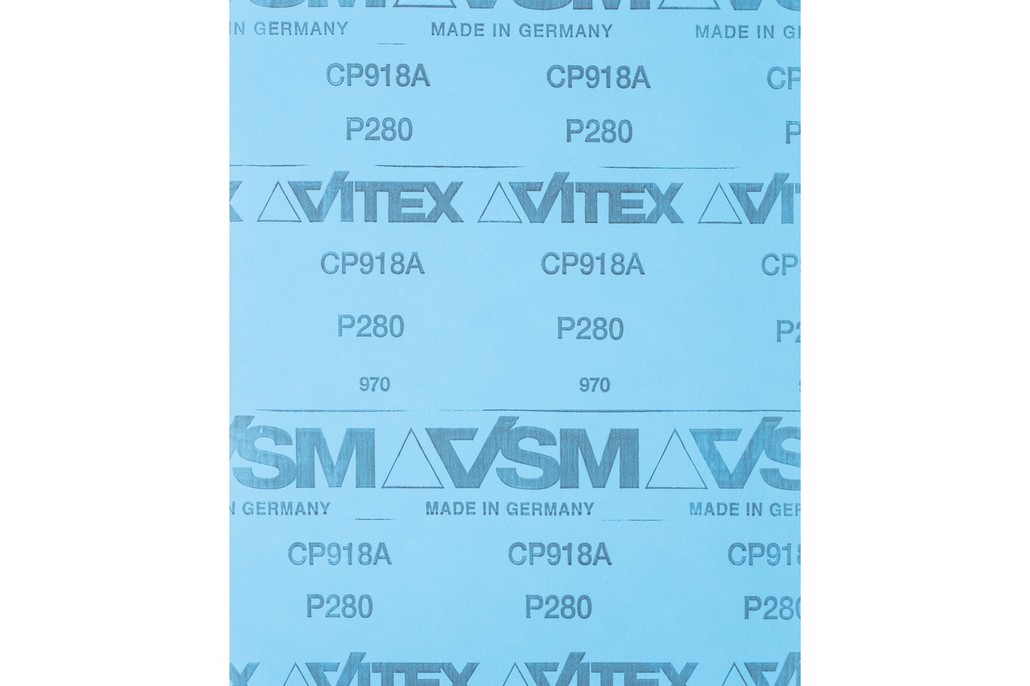 Papel pliego de lija resistente al agua 230x280 mm BP W SiC280 para trabajos de repaso de pintura