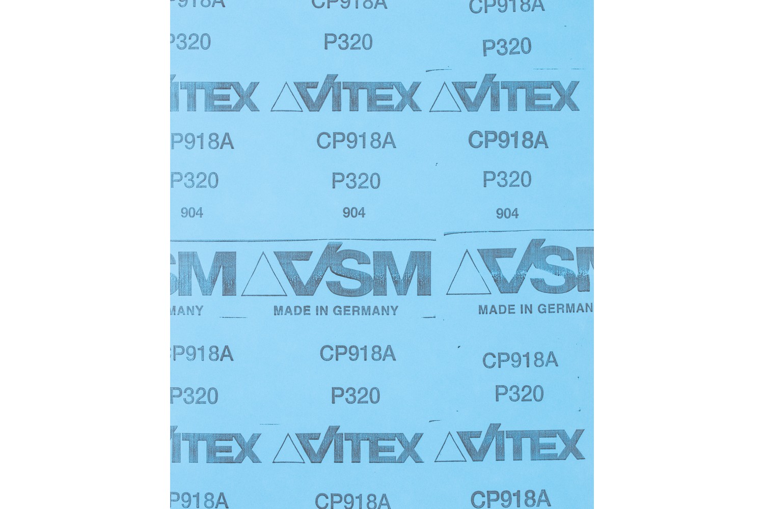 Papel pliego de lija resistente al agua 230x280 mm BP W SiC320 para trabajos de repaso de pintura