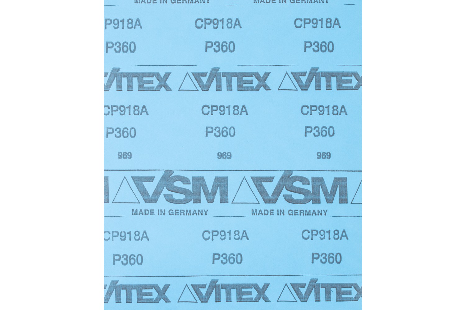 Papel pliego de lija resistente al agua 230x280 mm BP W SiC360 para trabajos de repaso de pintura