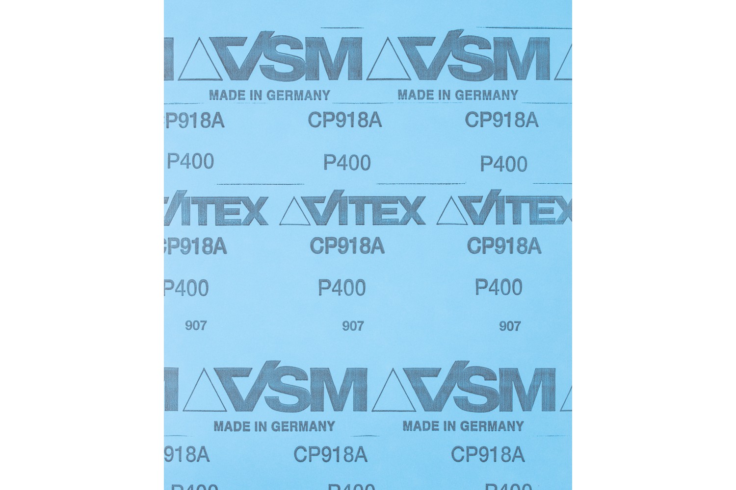 Papel pliego de lija resistente al agua 230x280 mm BP W SiC400 para trabajos de repaso de pintura