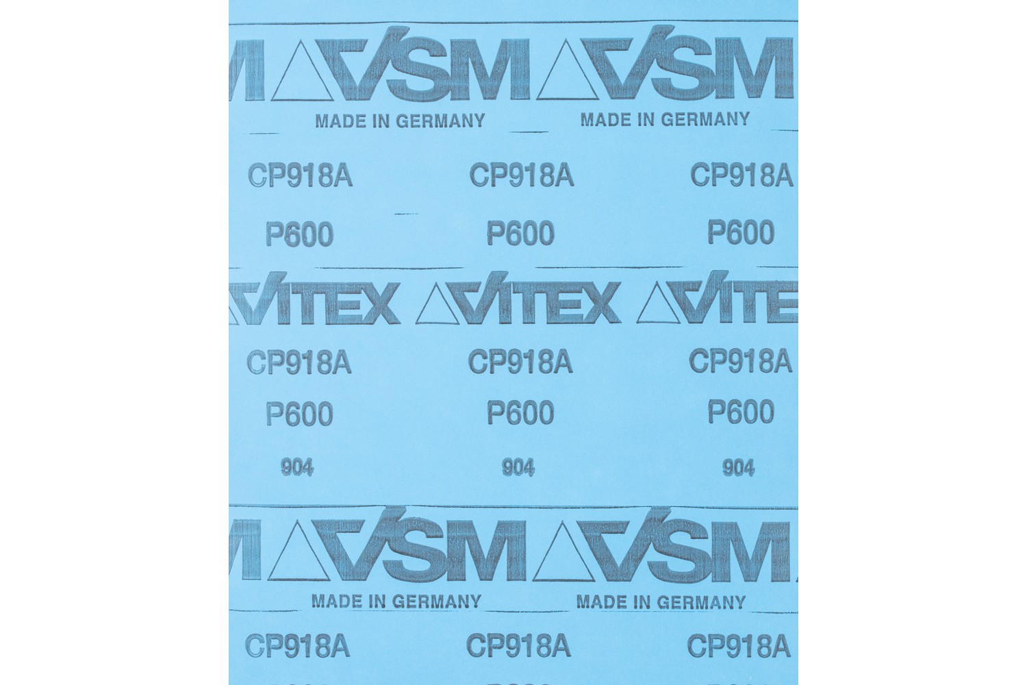 Papel pliego de lija resistente al agua 230x280 mm BP W SiC600 para trabajos de repaso de pintura