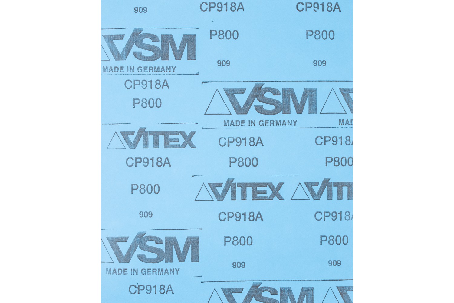 Papel pliego de lija resistente al agua 230x280 mm BP W SiC800 para trabajos de repaso de pintura