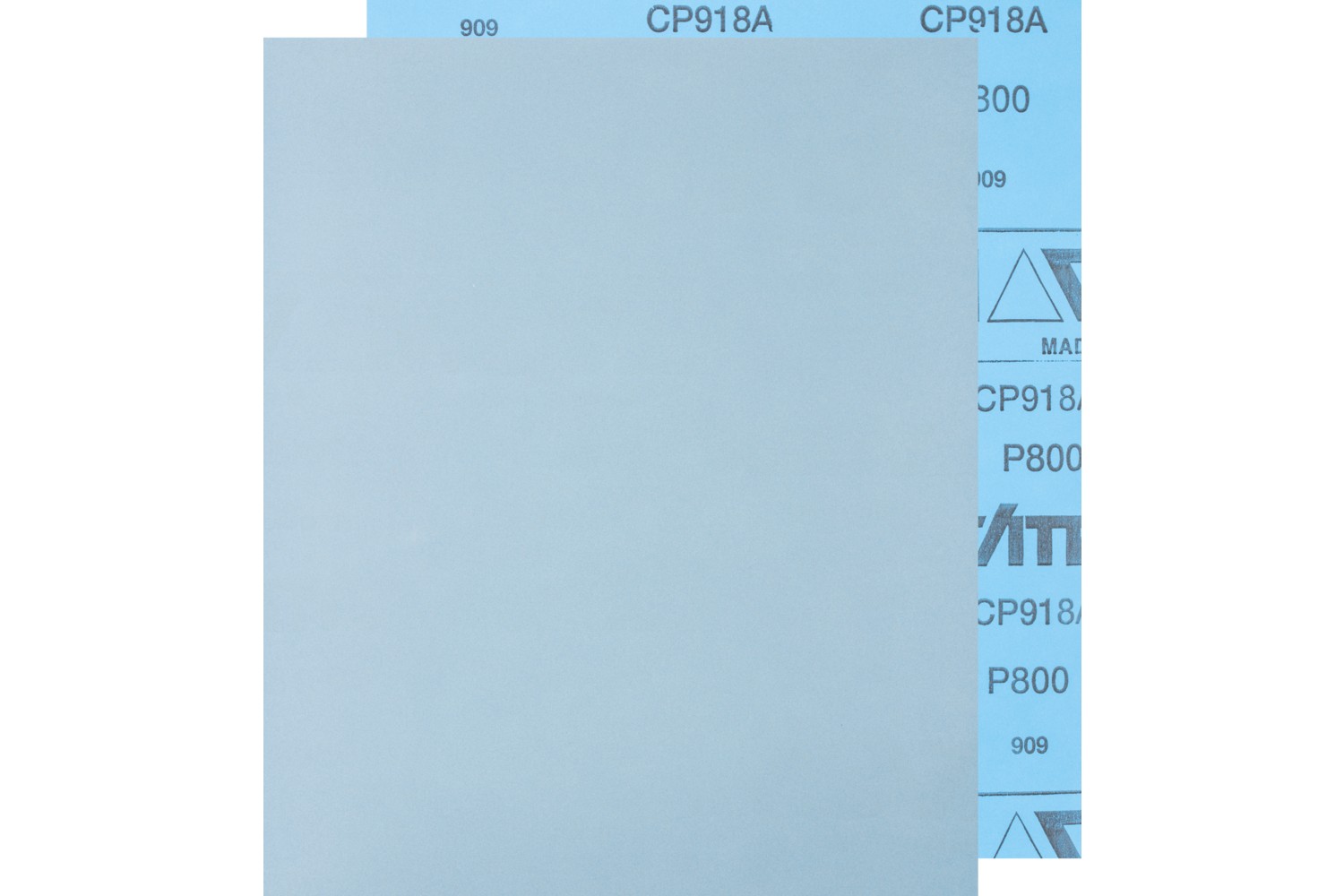 Papel pliego de lija resistente al agua 230x280 mm BP W SiC800 para trabajos de repaso de pintura