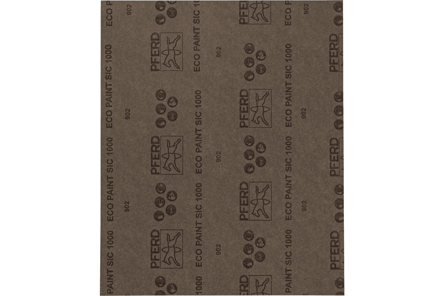 Pliego de lija de papel resistente al agua, 230x280 mm BP-W ECO PAINT SiC1000 para trabajos de repaso de pintura