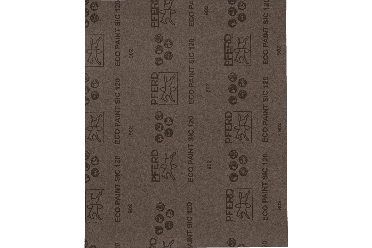 Pliego de lija de papel resistente al agua, 230x280 mm BP-W ECO PAINT SiC120 para trabajos de repaso de pintura