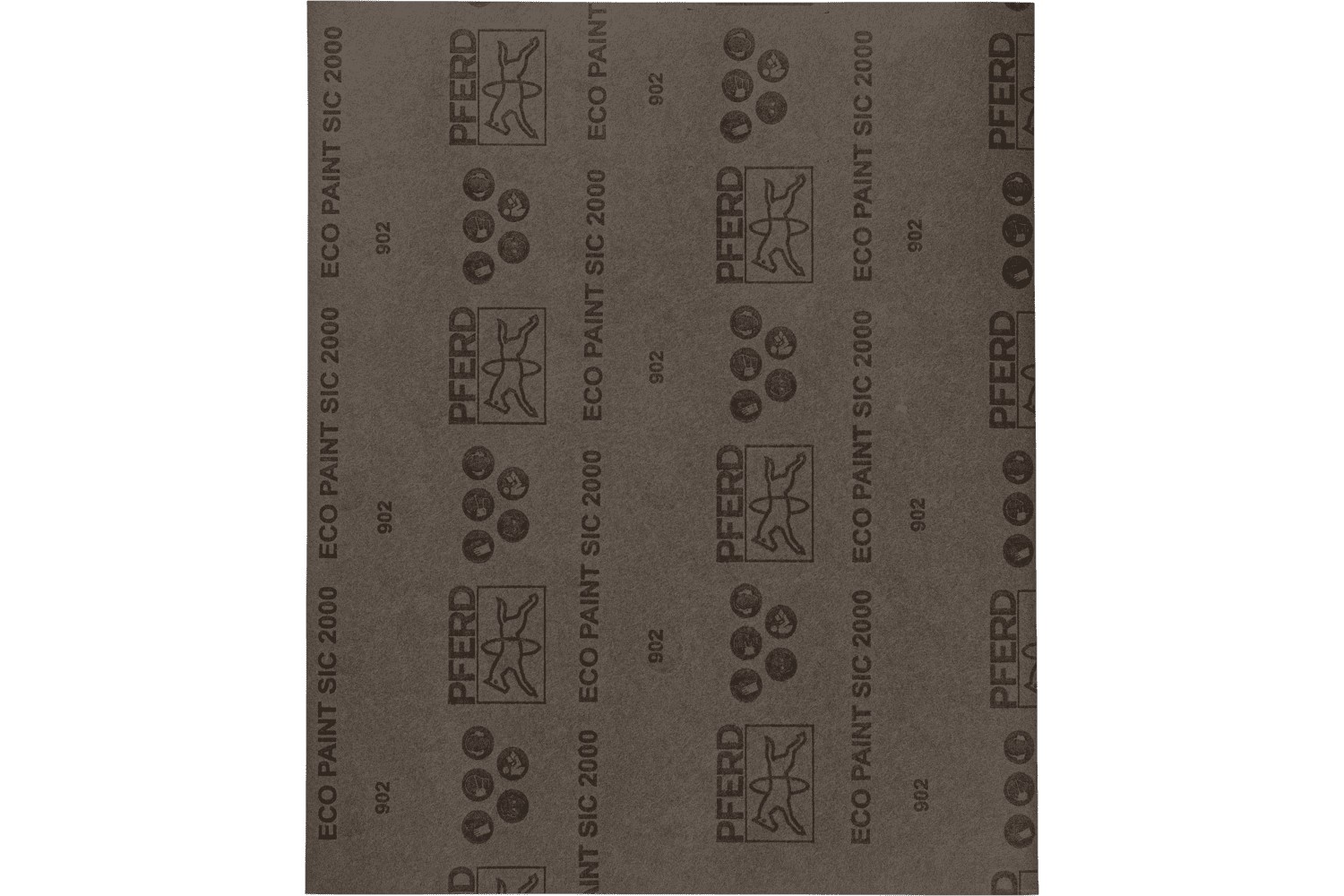 Pliego de lija de papel resistente al agua, 230x280 mm BP-W ECO PAINT SiC2000 para trabajos de repaso de pintura