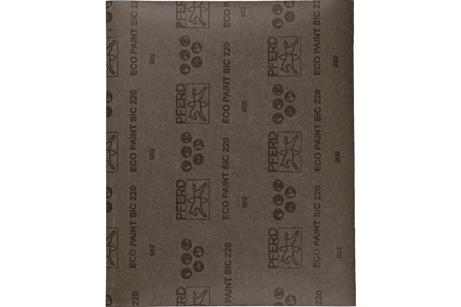 Pliego de lija de papel resistente al agua, 230x280 mm BP-W ECO PAINT SiC220 para trabajos de repaso de pintura