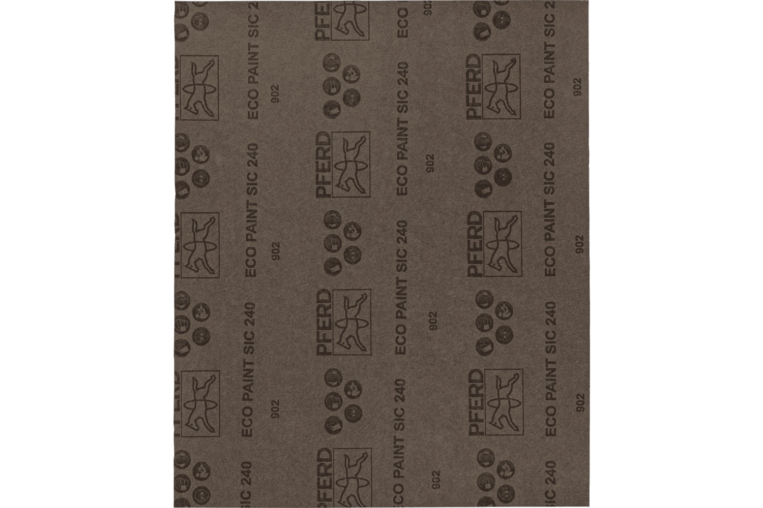 Pliego de lija de papel resistente al agua, 230x280 mm BP-W ECO PAINT SiC240 para trabajos de repaso de pintura