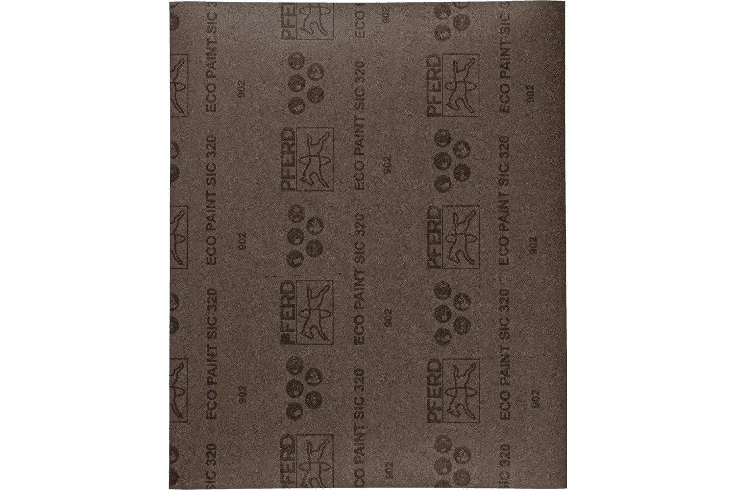 Pliego de lija de papel resistente al agua, 230x280 mm BP-W ECO PAINT SiC320 para trabajos de repaso de pintura