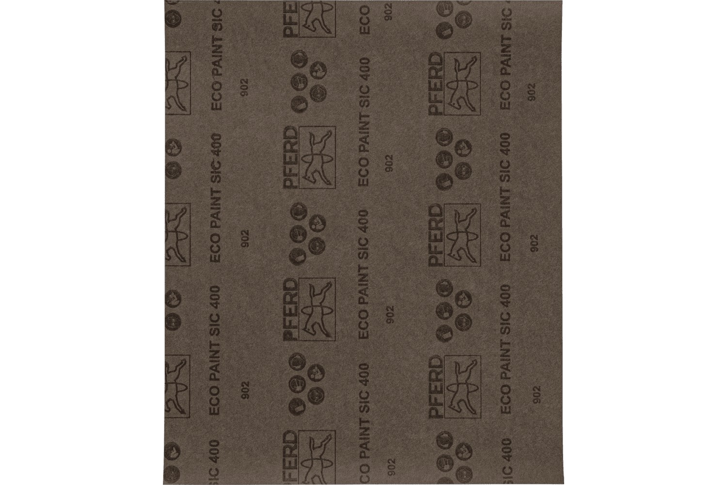 Pliego de lija de papel resistente al agua, 230x280 mm BP-W ECO PAINT SiC400 para trabajos de repaso de pintura