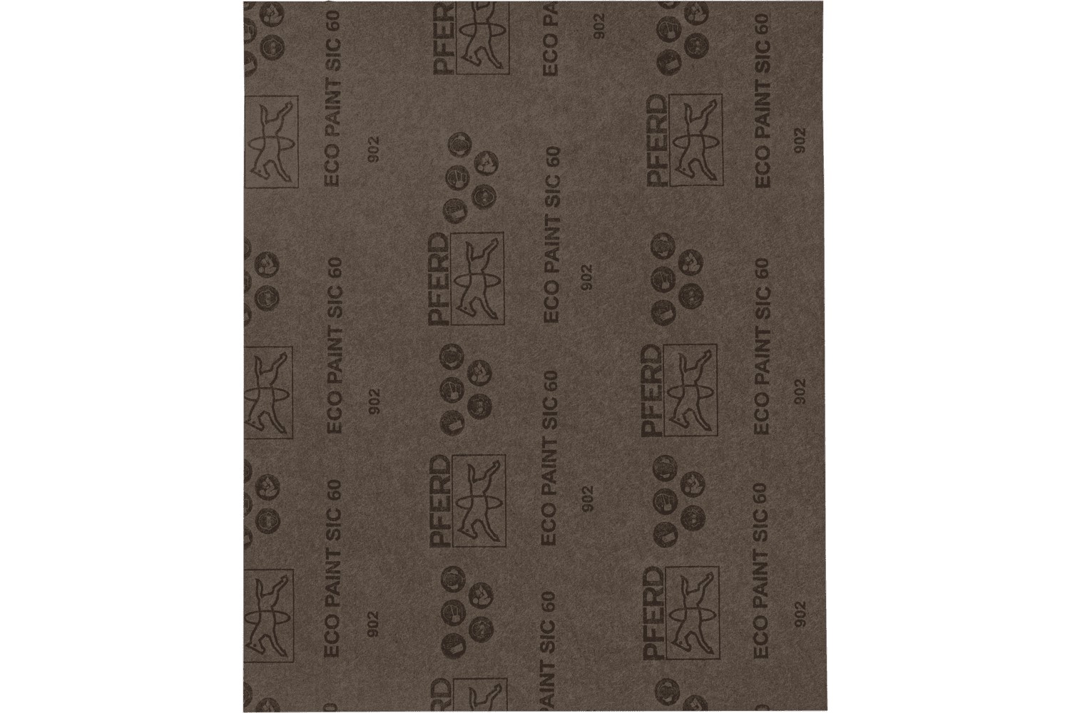 Pliego de lija de papel resistente al agua, 230x280 mm BP-W ECO PAINT SiC60 para trabajos de repaso de pintura