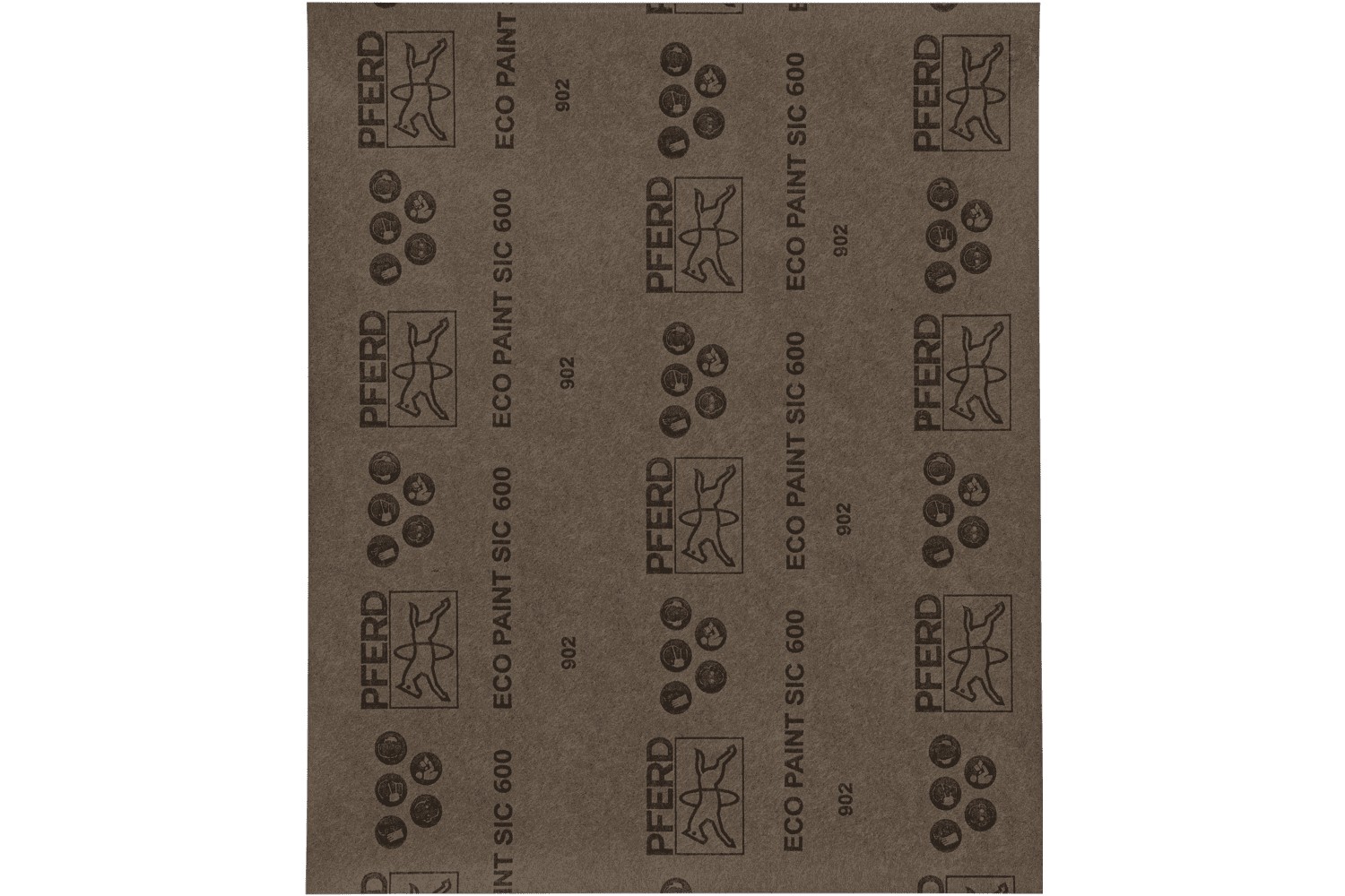 Pliego de lija de papel resistente al agua, 230x280 mm BP-W ECO PAINT SiC600 para trabajos de repaso de pintura