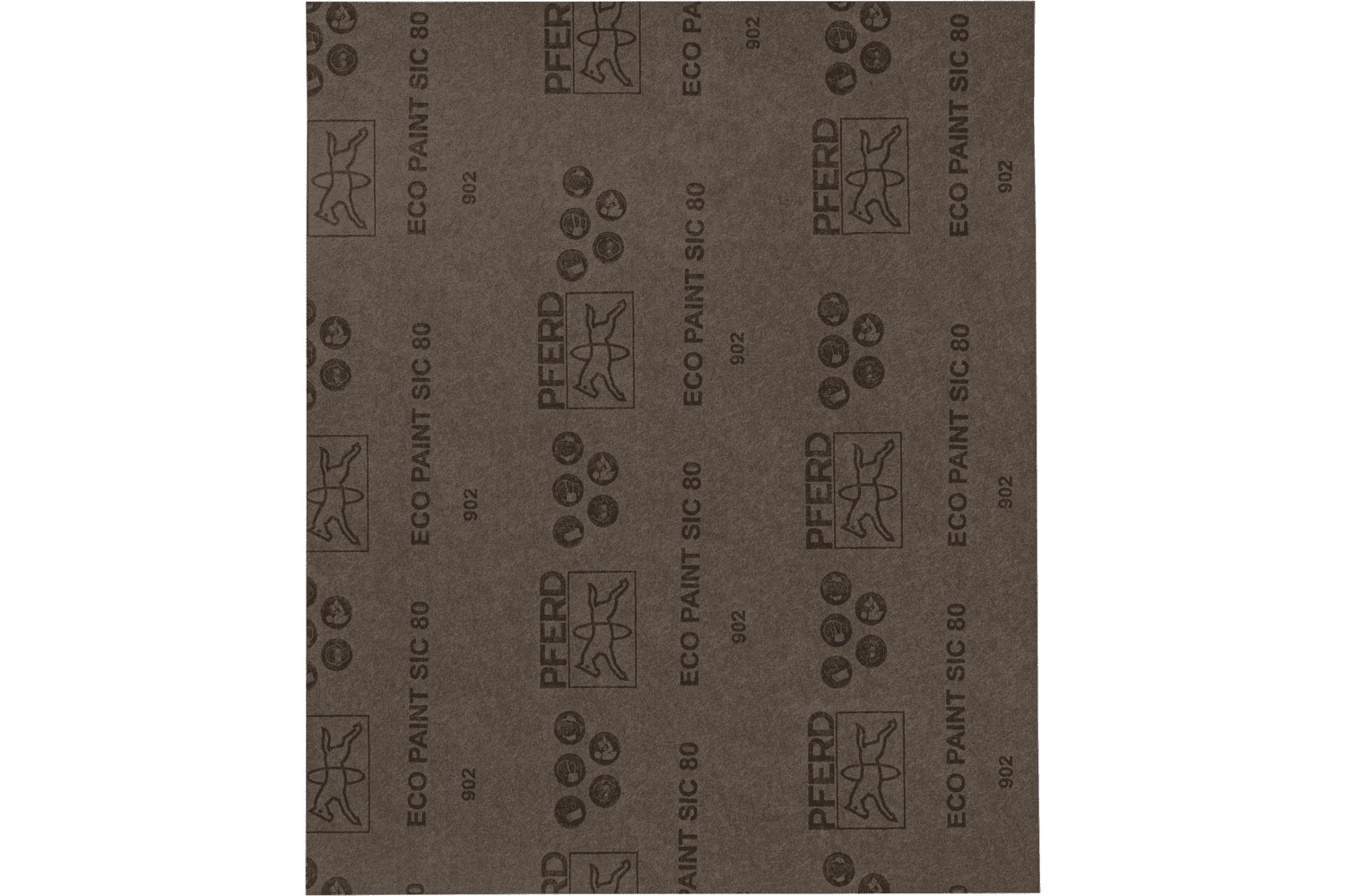 Pliego de lija de papel resistente al agua, 230x280 mm BP-W ECO PAINT SiC80 para trabajos de repaso de pintura