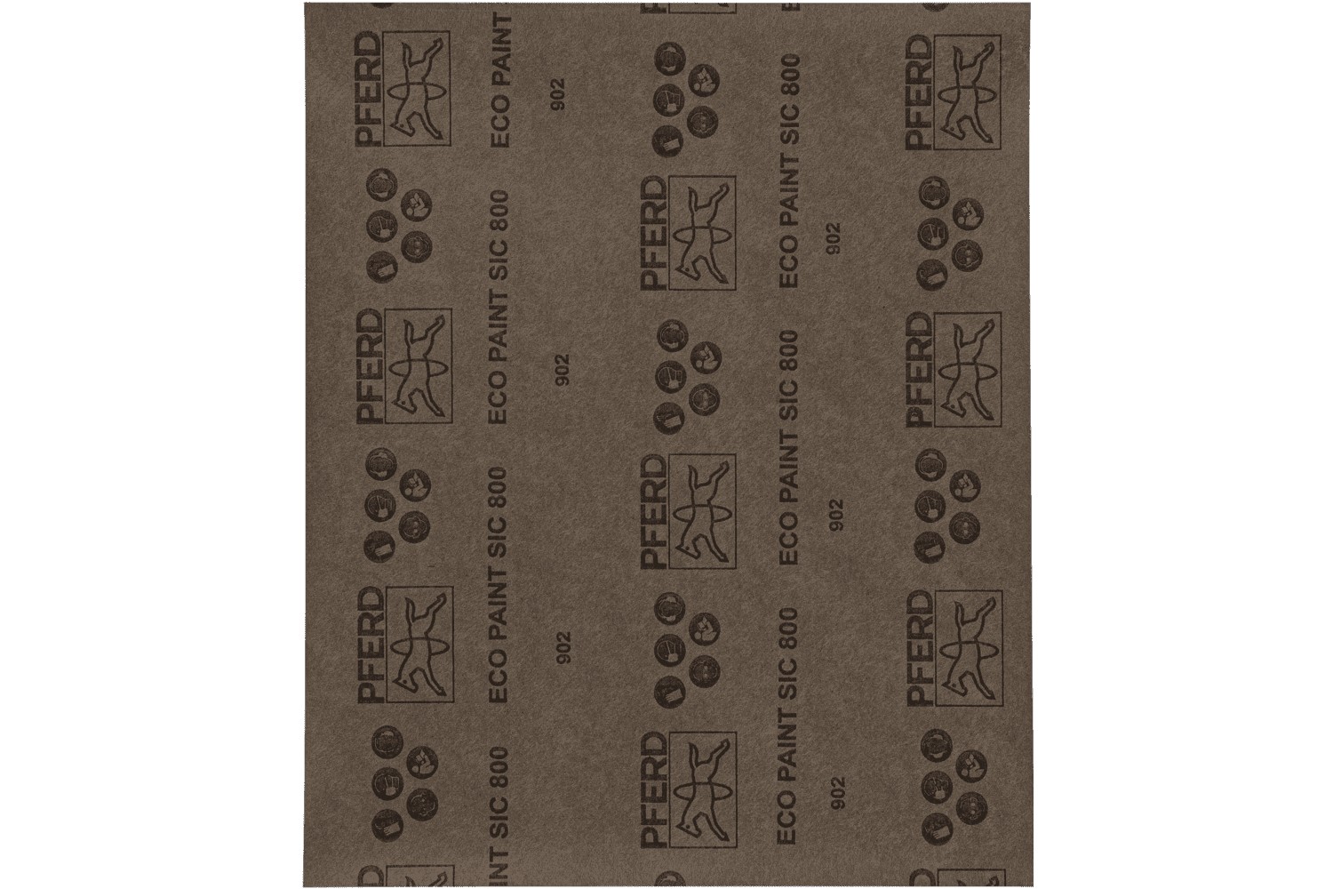 Pliego de lija de papel resistente al agua, 230x280 mm BP-W ECO PAINT SiC800 para trabajos de repaso de pintura