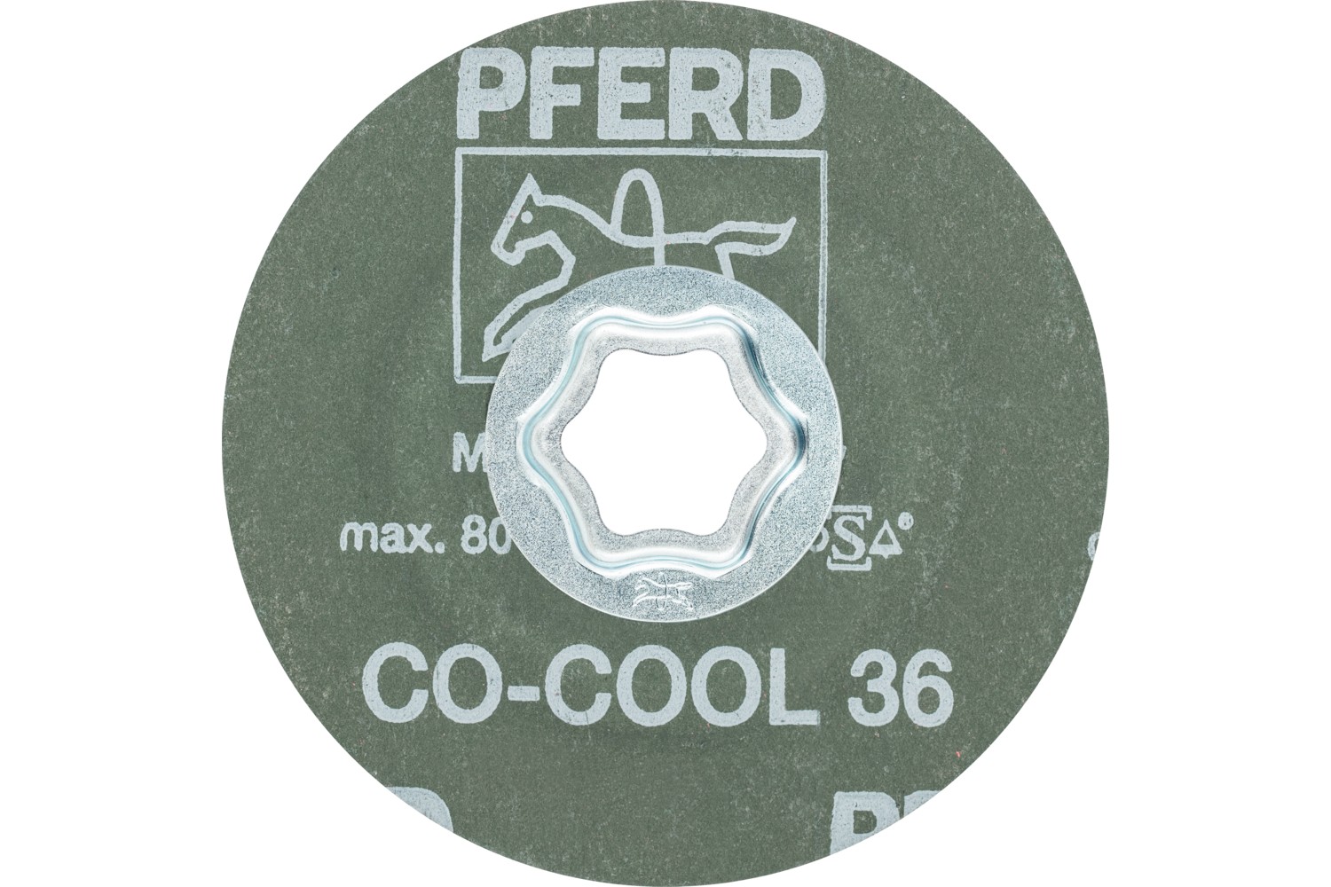 Disco de lija COMBICLICK, grano cerámico, Ø 100 mm CO-COOL36 para acero inoxidable