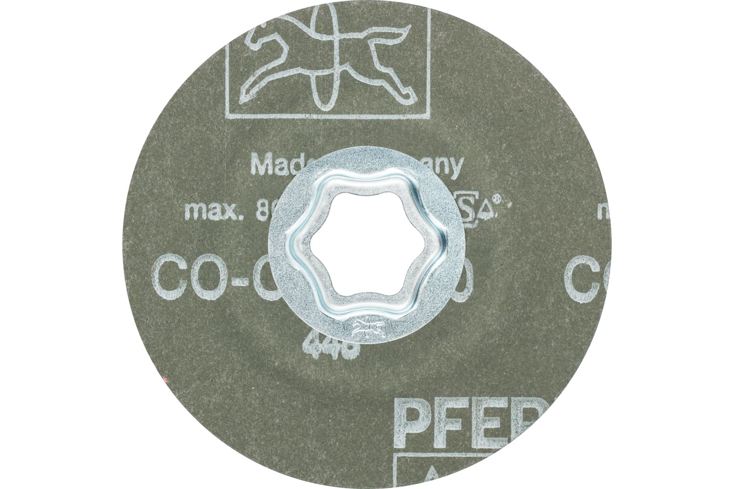Disco de lija COMBICLICK, grano cerámico, Ø 100 mm CO-COOL50 para acero inoxidable