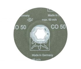 Disco de lija COMBICLICK, grano cerámico, Ø 115 mm CO50 para un arranque máximo en acero