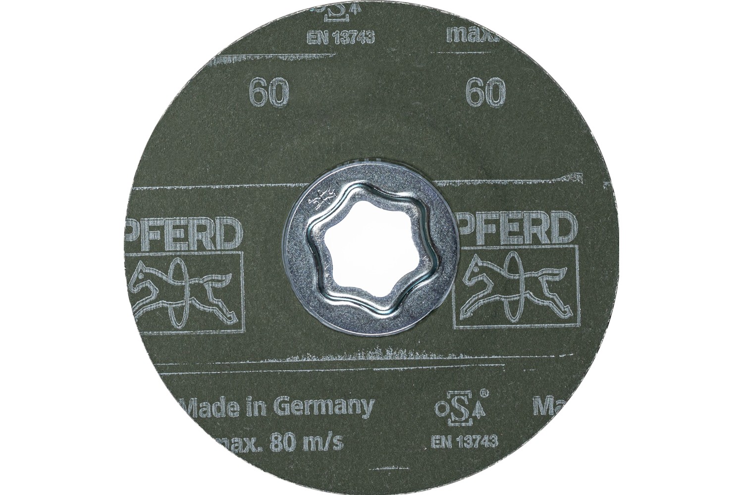 Disco de lija COMBICLICK, grano cerámico, Ø 115 mm CO-ALU60 para materiales no férricos blandos