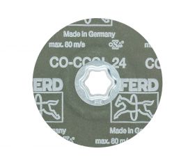 Disco de lija COMBICLICK, grano cerámico, Ø 115 mm CO-COOL24 para acero inoxidable
