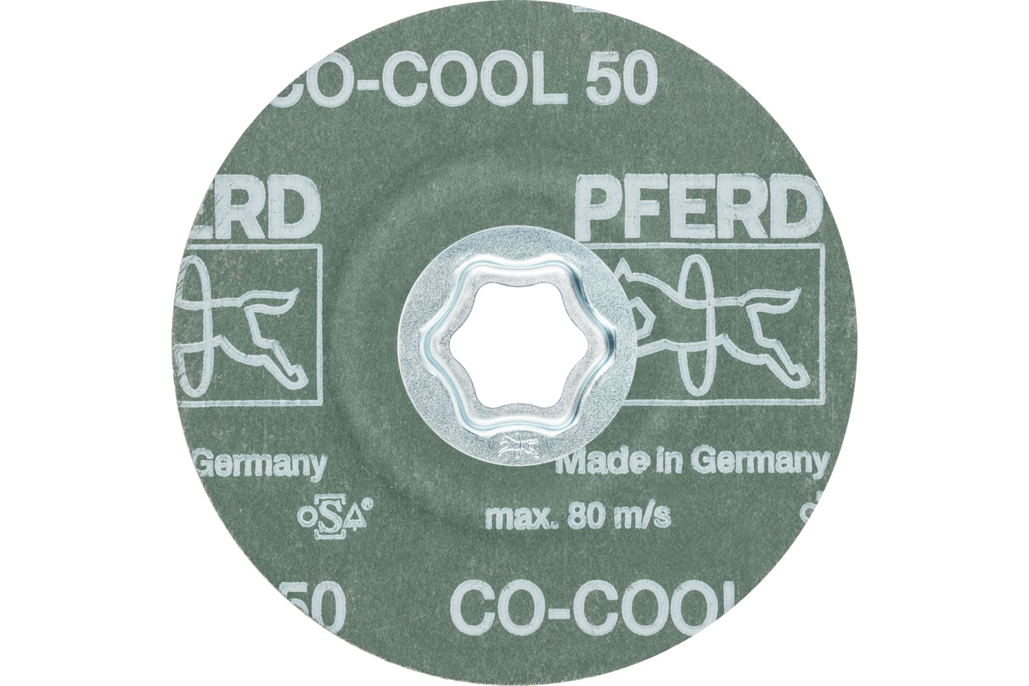 Disco de lija COMBICLICK, grano cerámico, Ø 115 mm CO-COOL50 para acero inoxidable