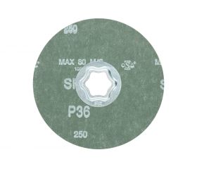 Disco de lija COMBICLICK, SiC, Ø 115 mm SIC36 para materiales no férricos duros