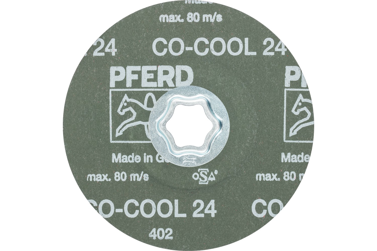 Disco de lija COMBICLICK, grano cerámico, Ø 125 mm CO-COOL24 para acero inoxidable