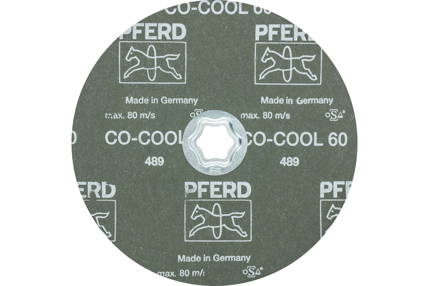 Disco de lija COMBICLICK, grano cerámico, Ø 180 mm CO-COOL60 para acero inoxidable