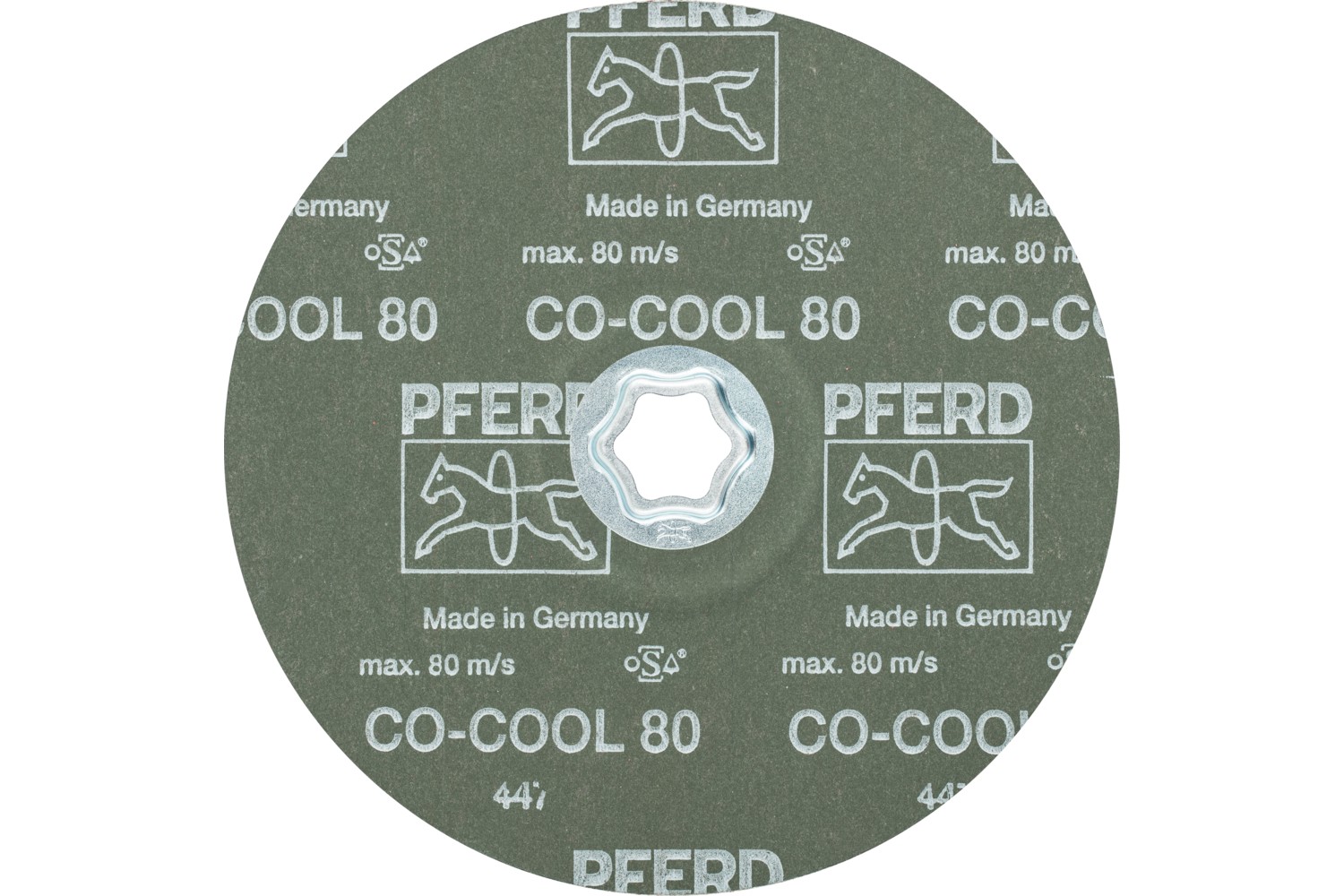 Disco de lija COMBICLICK, grano cerámico, Ø 180 mm CO-COOL80 para acero inoxidable