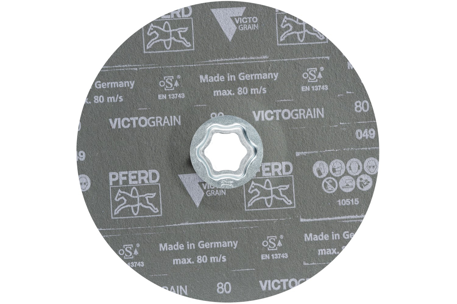Disco de lija COMBICLICK Ø 180 mm VICTOGRAIN-COOL80 para acero y acero inoxidable