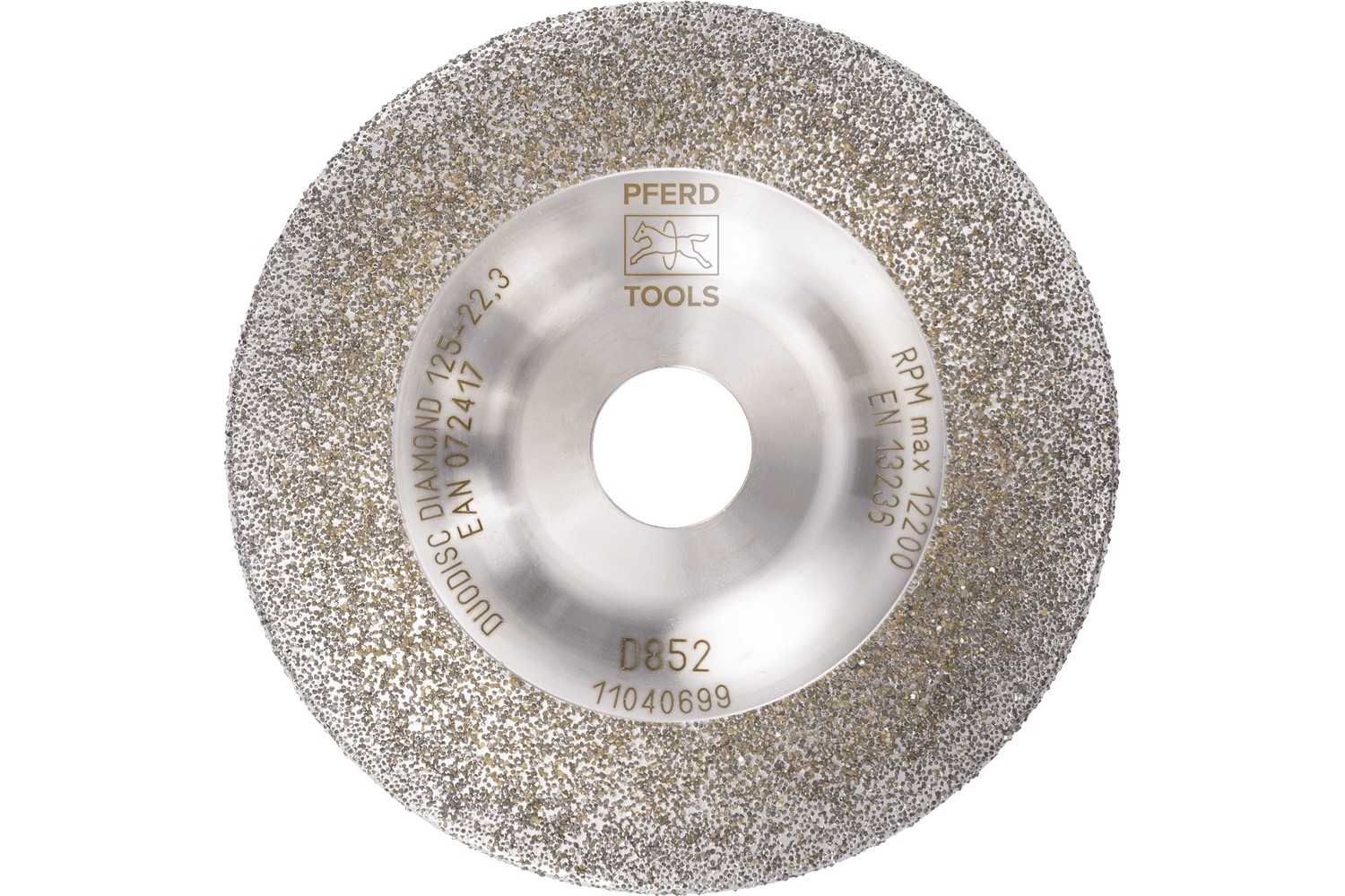 DUODISC DIAMOND 150x22,23 mm D852 (muy basto) para el mecanizado de materiales duros