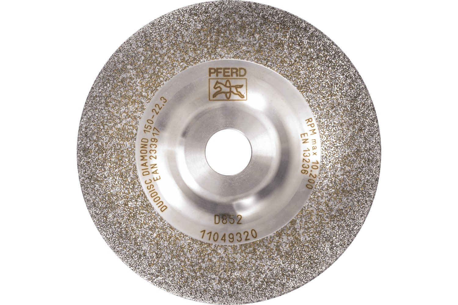 DUODISC DIAMOND 125x22,23 mm D852 (muy basto) para el mecanizado de materiales duros