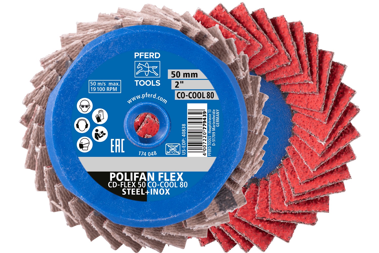 Mini-POLIFAN COMBIDISC FLEX Grano cerámico CO-COOL