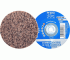 Disco de vellón prensado COMBIDISC CD PNER Ø 50 mm semiduro A, basto para acabado 