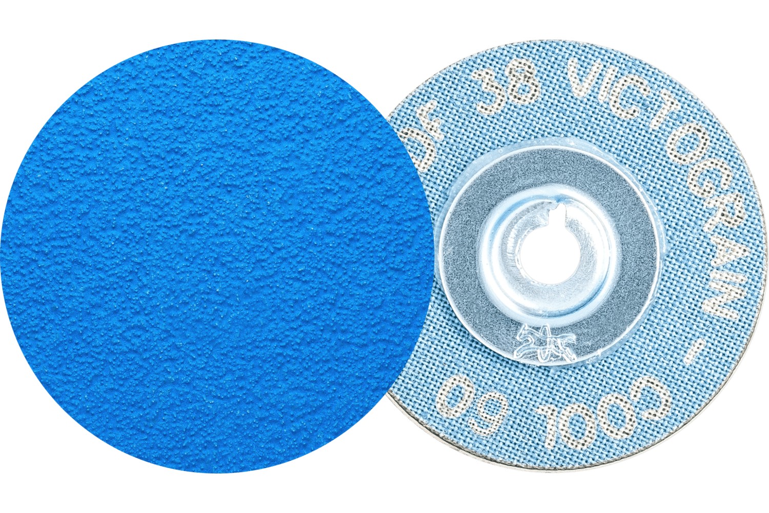 Disco de lija COMBIDISC CD Ø 38 mm VICTOGRAIN-COOL60 para acero y acero inoxidable 