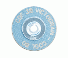Disco de lija COMBIDISC CD Ø 38 mm VICTOGRAIN-COOL80 para acero y acero inoxidable 