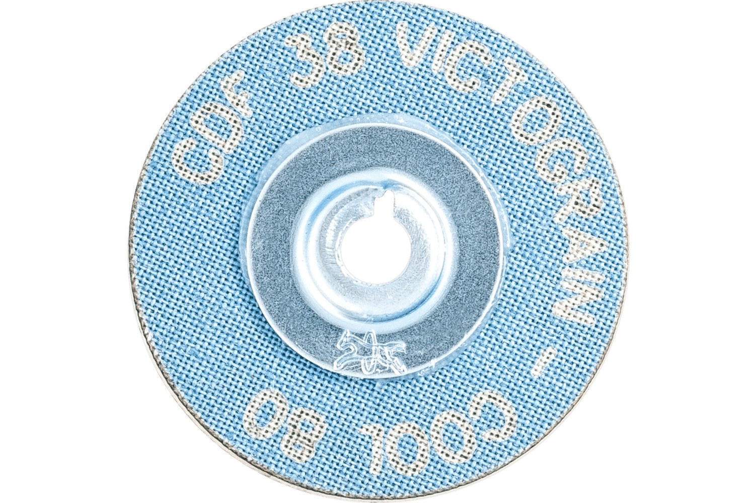 Disco de lija COMBIDISC CD Ø 38 mm VICTOGRAIN-COOL80 para acero y acero inoxidable 