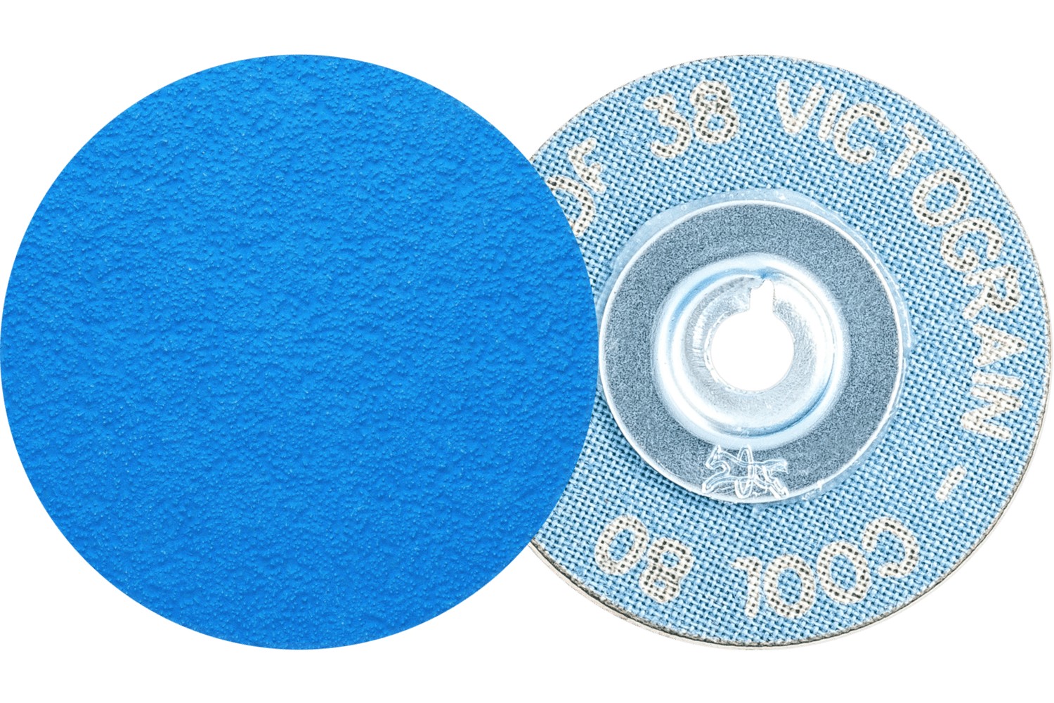 Disco de lija COMBIDISC CD Ø 38 mm VICTOGRAIN-COOL80 para acero y acero inoxidable 