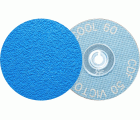Disco de lija COMBIDISC CD Ø 50 mm VICTOGRAIN-COOL60 para acero y acero inoxidable 
